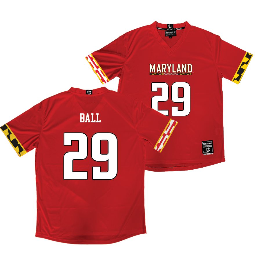 Maryland Women's Lacrosse Red Jersey  - Meghan Ball