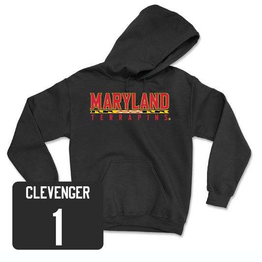 Women's Lacrosse Black Maryland Hoodie  - Maisy Clevenger