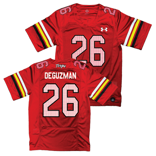 Maryland Under Armour NIL Replica Football Jersey - David DeGuzman | #26