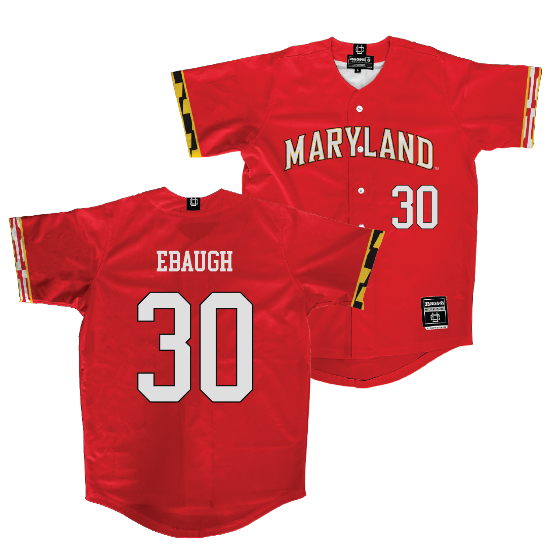 Maryland Softball Red Jersey - Genevieve Ebaugh | #30