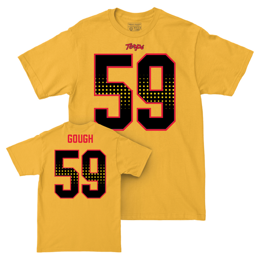 Gold Maryland Football Shirsey Tee - Ethan Gough | #59