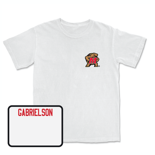 Wrestling White Testudo Comfort Colors Tee - Clayton Gabrielson
