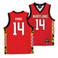 Maryland Women's Red Basketball Jersey - Allie Kubek | #14