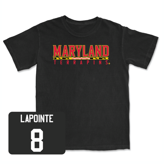 Women's Lacrosse Black Maryland Tee  - Lauren Lapointe