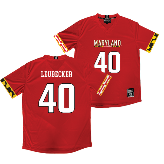 Maryland Women's Lacrosse Red Jersey  - Hannah Leubecker