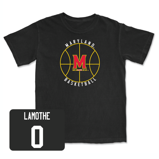 Men's Basketball Black Maryland Tee - Jahnathan Lamothe