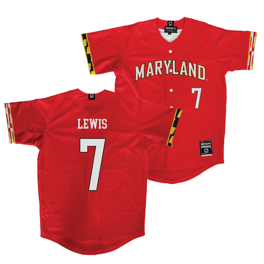 Maryland Softball Red Jersey - Sydney Lewis | #7