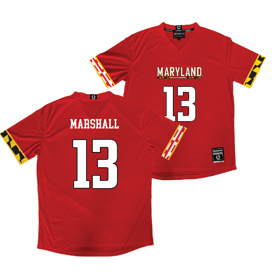 Maryland Women's Lacrosse Red Jersey  - Mae Marshall