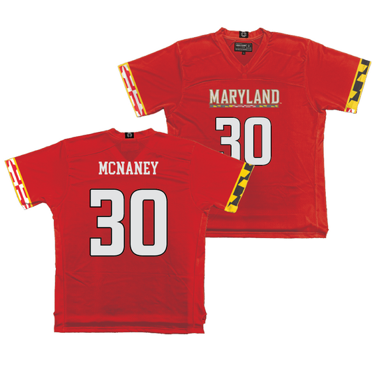 Maryland Men's Lacrosse Red Jersey - Logan McNaney | #30