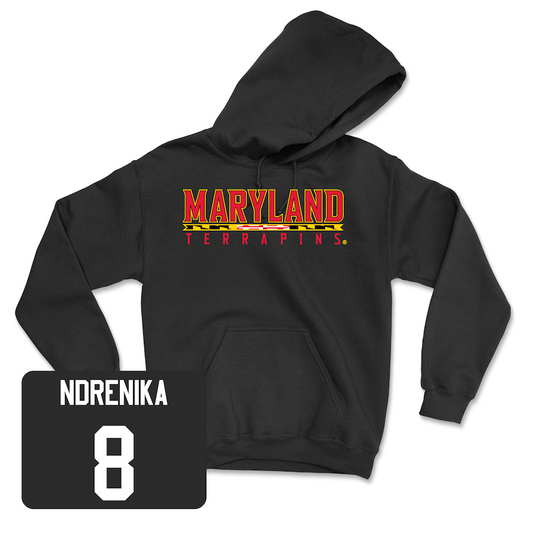 Black Men's Soccer Maryland Hoodie Youth Small / Albi Ndrenika | #8