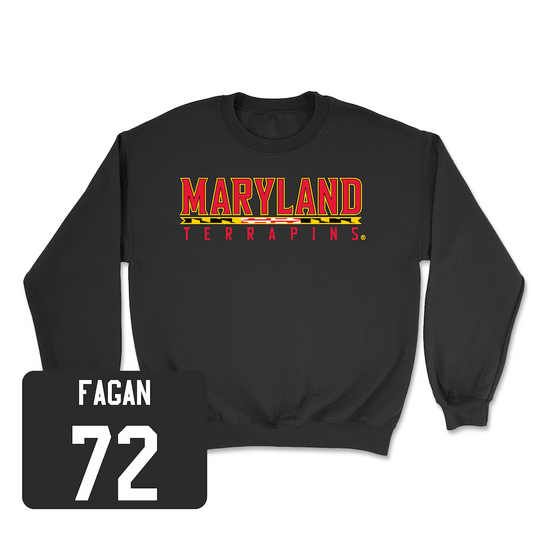 Black Football Maryland Crew Youth Small / Conor Fagan | #72