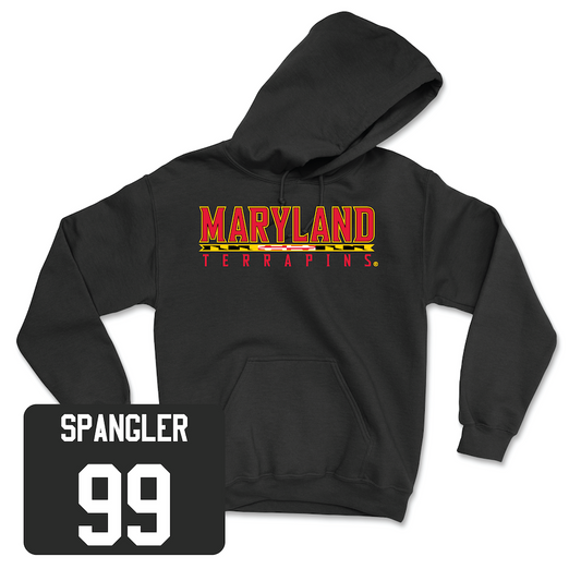 Black Football Maryland Hoodie Youth Small / Colton Spangler | #99
