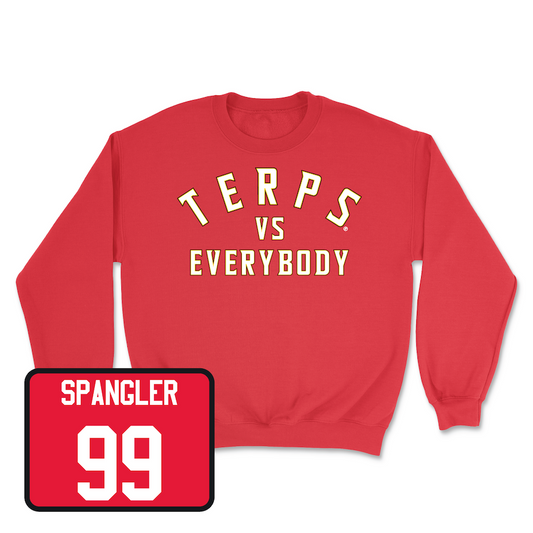 Red Football TVE Crew Youth Small / Colton Spangler | #99