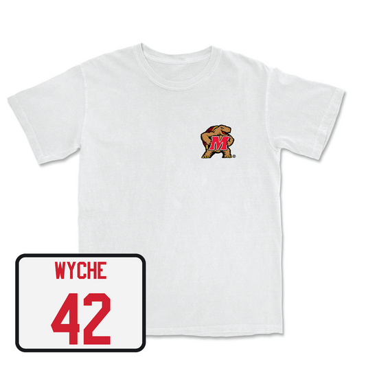 White Softball Testudo Comfort Colors Youth Small / Courtney Wyche | #42