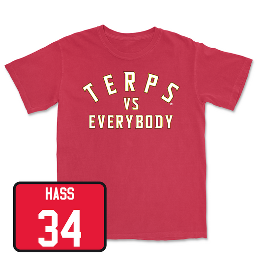 Red Men's Soccer TVE Tee Youth Small / Dalton Hass | #34