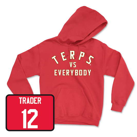 Red Football TVE Hoodie 2 Youth Small / Dante Trader | #12