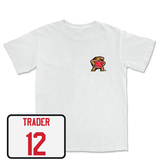 White Football Testudo Comfort Colors 2 Youth Small / Dante Trader | #12
