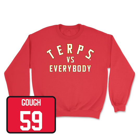Red Football TVE Crew 2 Youth Small / Ethan Gough | #59