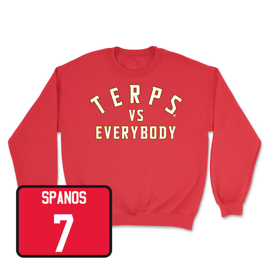 Red Men's Lacrosse TVE Crew Youth Small / Eric Spanos | #7