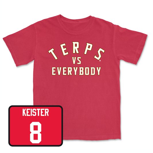 Red Baseball TVE Tee 2 Youth Small / Kevin Keister | #8