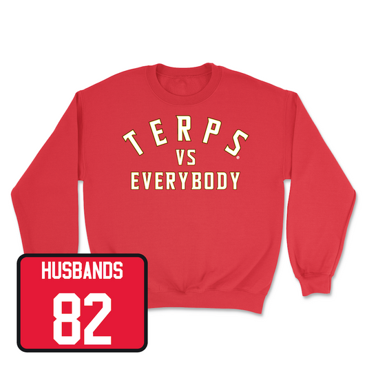 Red Football TVE Crew 3 Youth Small / Leron Husbands | #82