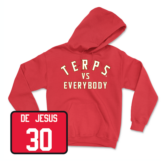 Red Men's Soccer TVE Hoodie Youth Small / Matias de Jesus | #30