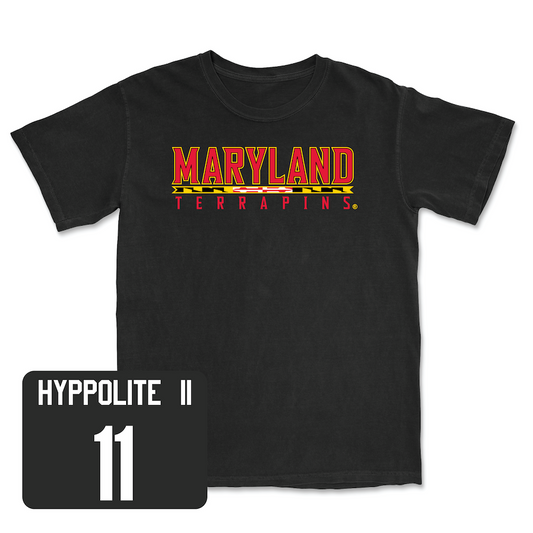 Black Football Maryland Tee 3 Youth Small / Ruben Hyppolite II | #11