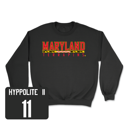 Black Football Maryland Crew 3 Youth Small / Ruben Hyppolite II | #11