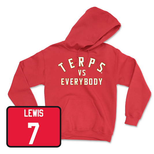 Red Softball TVE Hoodie Youth Small / Sydney Lewis | #7