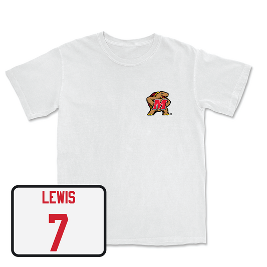 White Softball Testudo Comfort Colors Youth Small / Sydney Lewis | #7