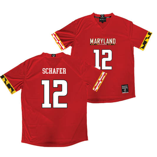 Maryland Women's Lacrosse Red Jersey  - Annabella Schafer