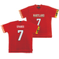 Maryland Men's Lacrosse Red Jersey - Eric Spanos | #7
