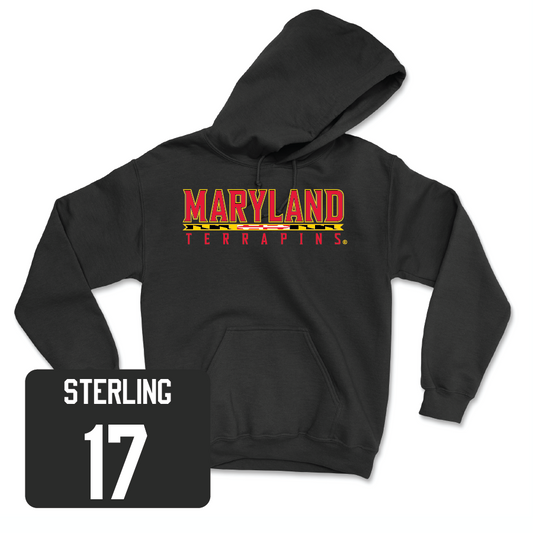 Women's Lacrosse Black Maryland Hoodie  - Maddy Sterling