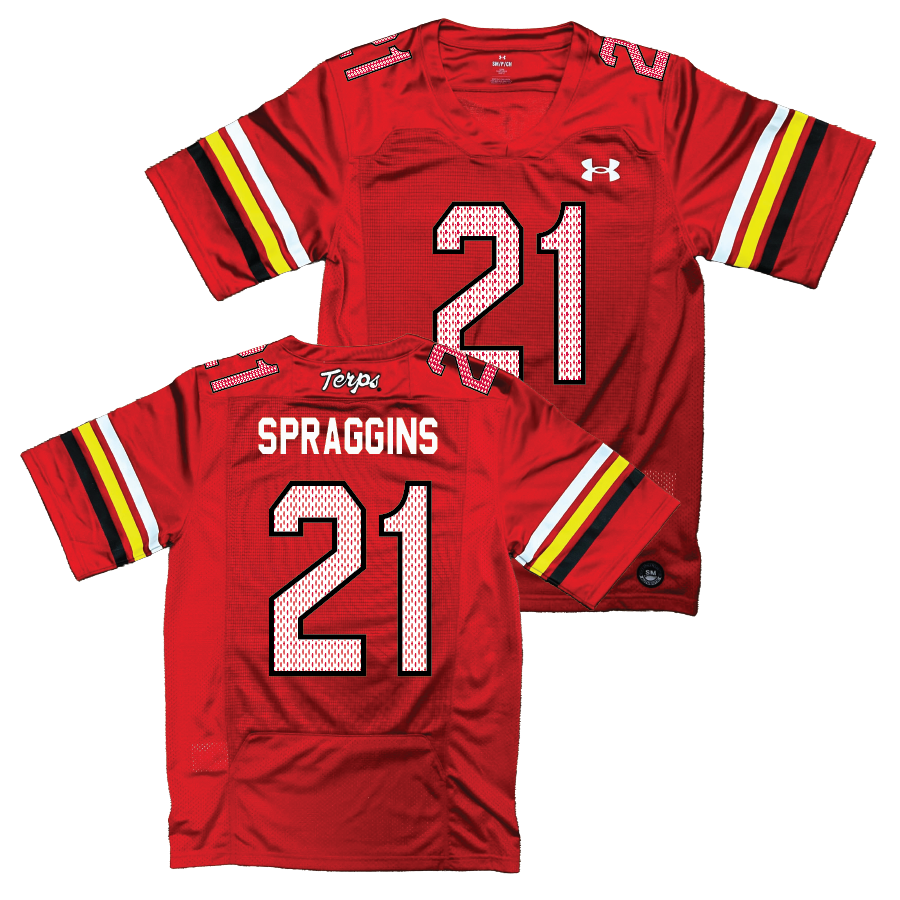 Maryland Under Armour NIL Replica Football Jersey - Gereme Spraggins | #21