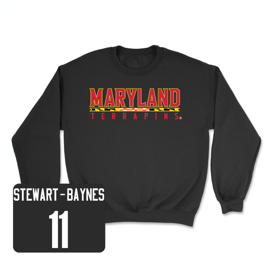 Men's Soccer Black Maryland Crew - Kimani Stewart-Baynes