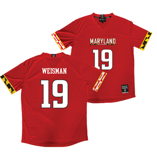 Maryland Women's Lacrosse Red Jersey  - Maggie Weisman