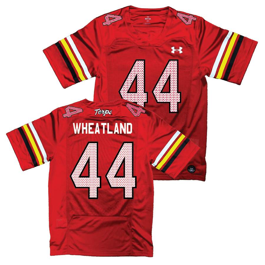 Maryland Under Armour NIL Replica Football Jersey - Caleb Wheatland | #44