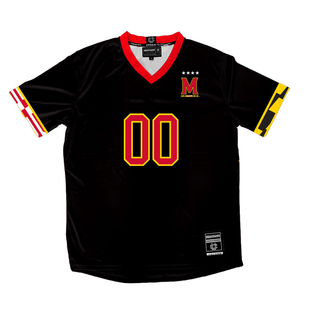 Maryland Men's Soccer Black Jersey - Luke van Heukelum | #44