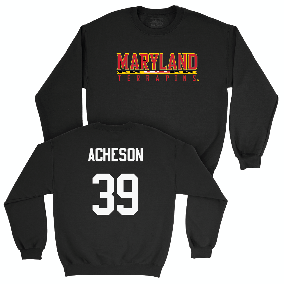 Football Black Maryland Crew  - Ryne Acheson