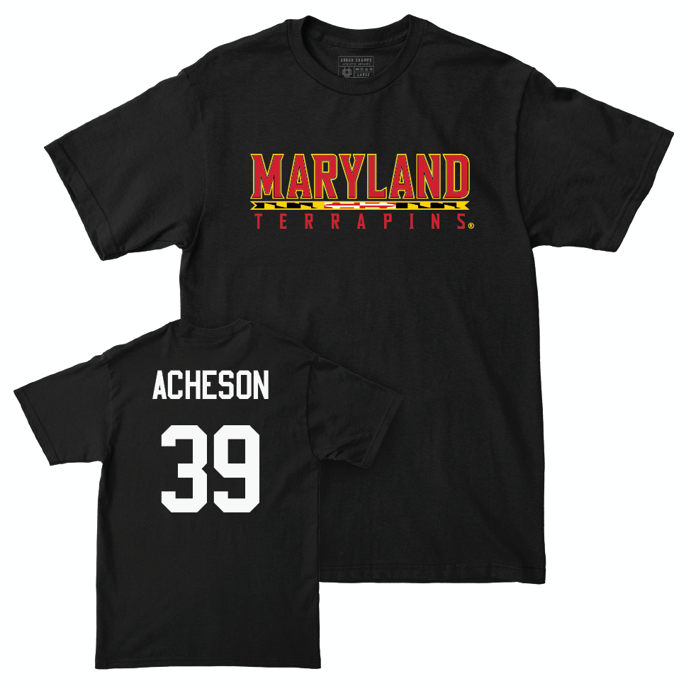 Football Black Maryland Tee  - Ryne Acheson