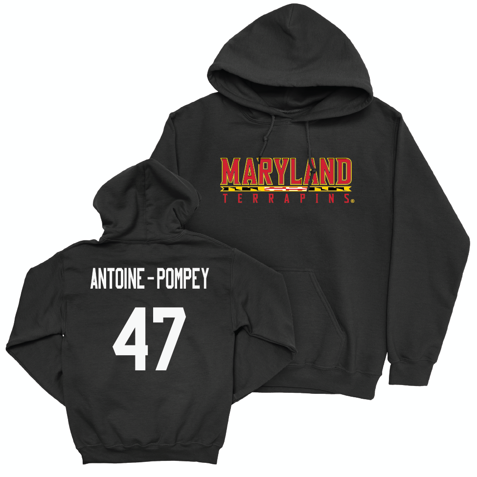 Football Black Maryland Hoodie  - Sebastian Antoine-Pompey