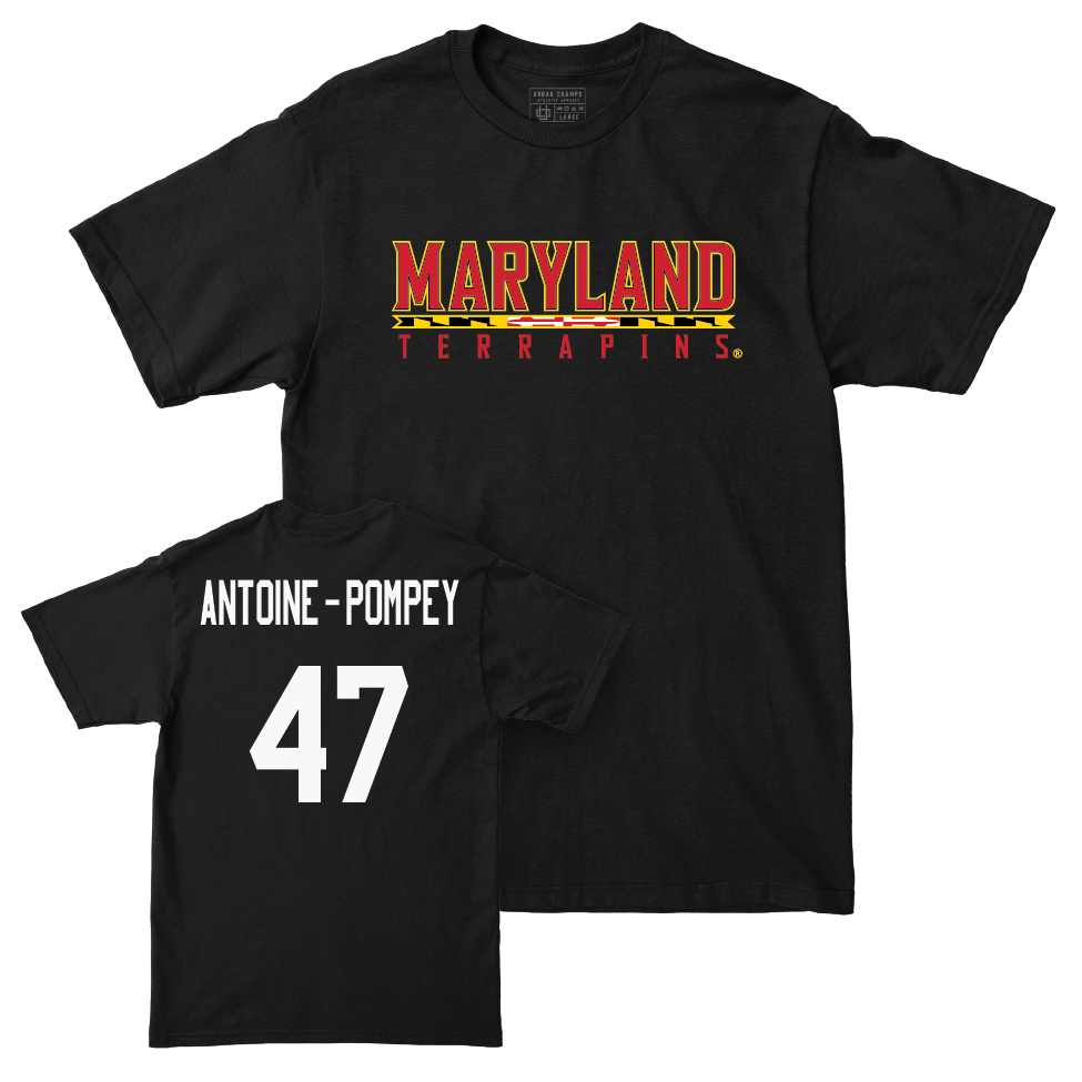 Football Black Maryland Tee  - Sebastian Antoine-Pompey