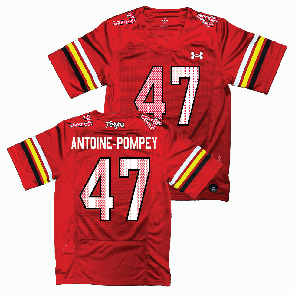 Maryland Under Armour NIL Replica Football Jersey   - Sebastian Antoine-Pompey