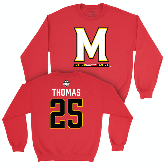 Legacy Collection: Maryland Women's Basketball Red Legacy Crew - Alyssa Thomas | # 25