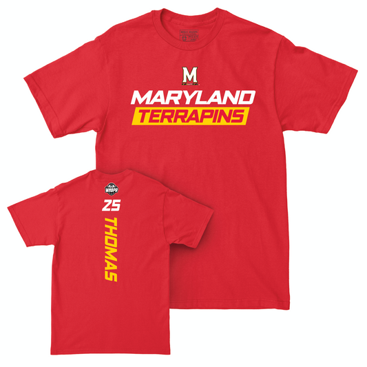 Legacy Collection: Maryland Women's Basketball Red Rush Tee - Alyssa Thomas | # 25