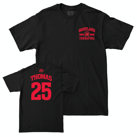 Legacy Collection: Maryland Women's Basketball Black Victory Tee - Alyssa Thomas | # 25