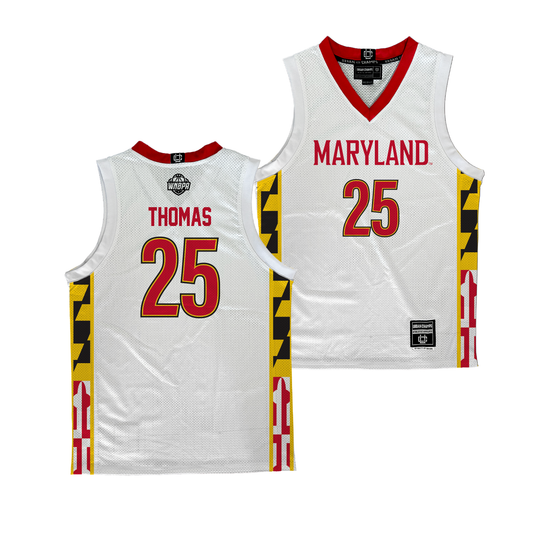 Legacy Collection: Maryland Women's Basketball White Jersey - Alyssa Thomas | #25