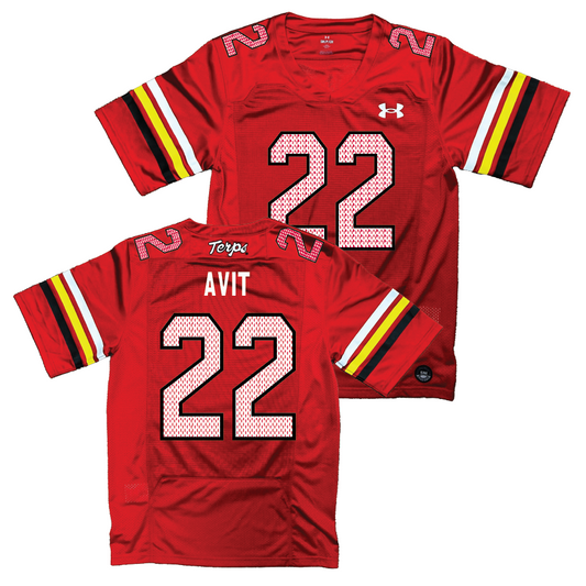 Maryland Under Armour NIL Replica Football Jersey - Ezekiel Avit