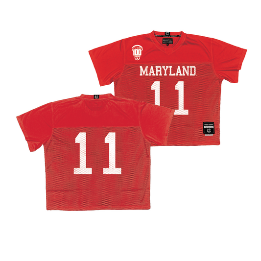 Maryland Men's Lacrosse 100th Anniversary Red Jersey  - Trey Brown