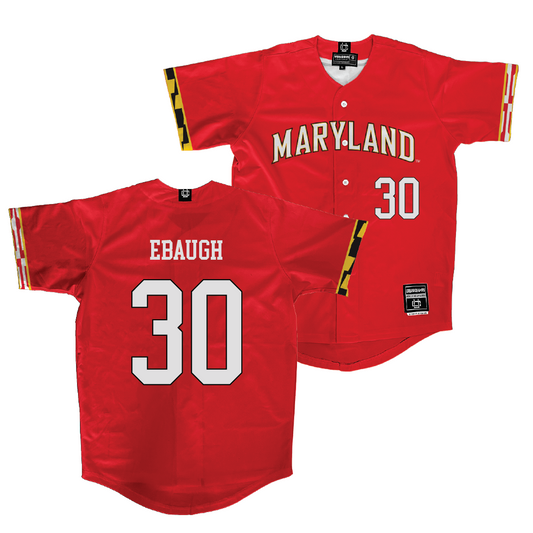 Maryland Softball Red Jersey - Genevieve Ebaugh